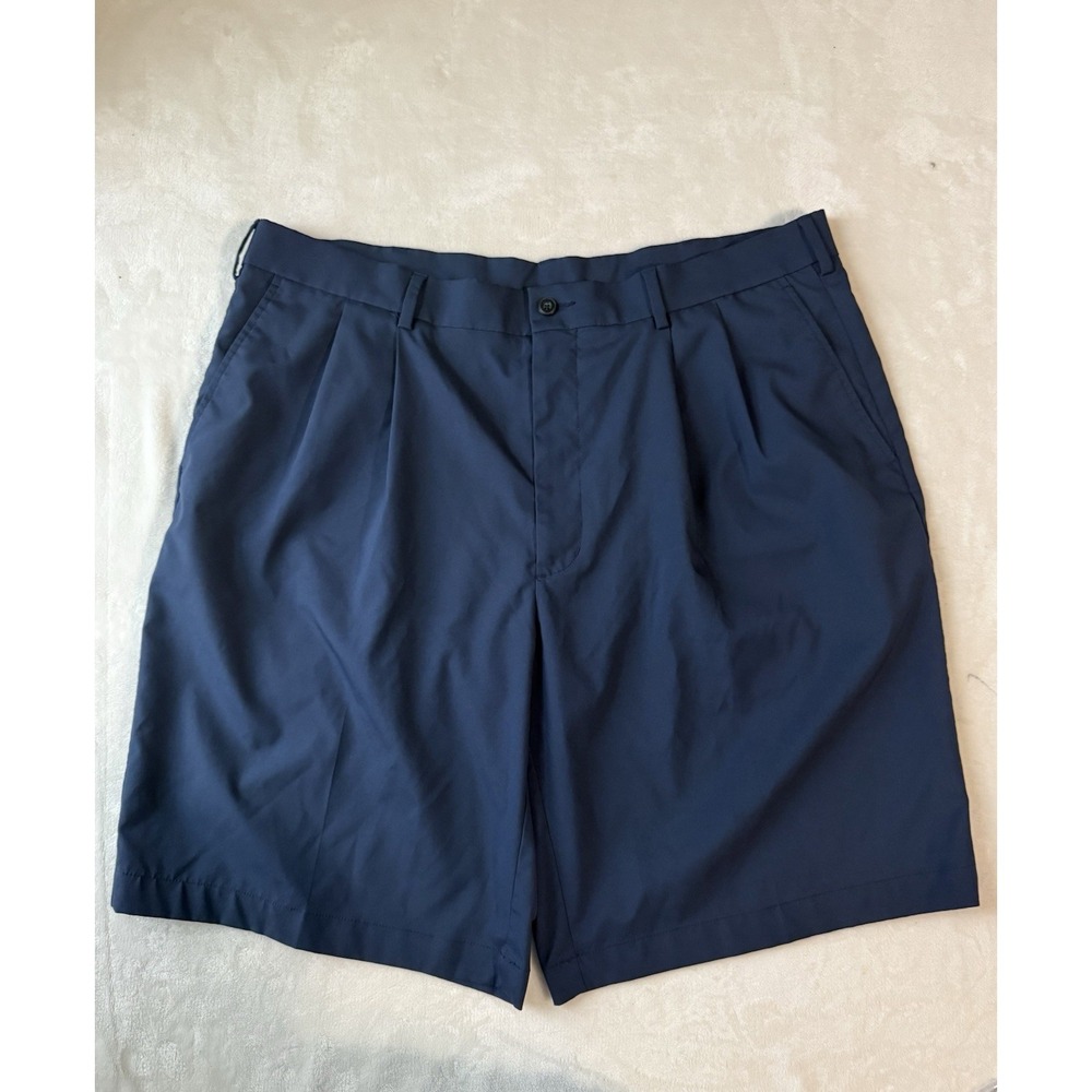 Pro Tour CoolPlay Golf Shorts Mens Size 38 Blue Performance Casual Golf Pleated
